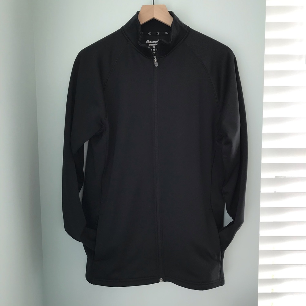 Champion lightweight zip up jacket black Medium